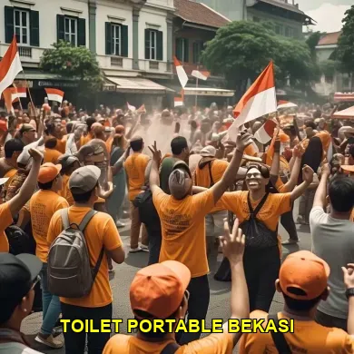 Toilet Portable di Bekasi untuk Rayakan Semifinal Piala Asia